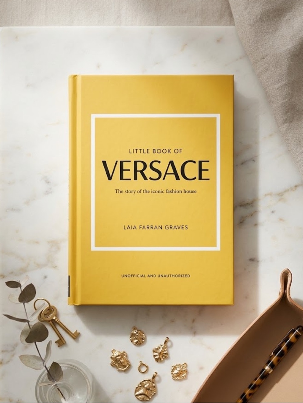 Little Book of Versace Fashion History Hardcover Designer Coffee Table Book